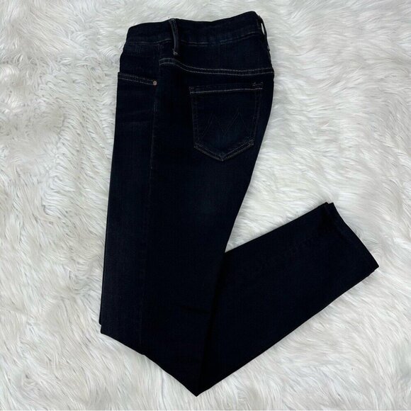 Mother Women’s High Waisted The Looker Coffee Tea or Me Skinny Jeans W25-26/L27 - Picture 3 of 13